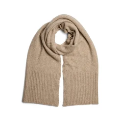 Pieces Scarf Fem Kni in Grey