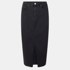 Pieces Skirt Fem Wov in Black