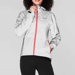 Pinnacle Fully Reflective Cycling Jacket Ladies in Silver