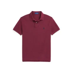 Polo Ralph Lauren Custom Slim-Fit Mesh Polo Shirt in Red