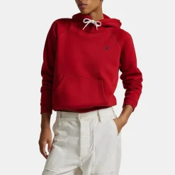 Polo Ralph Lauren Fleece Hoodie in Red