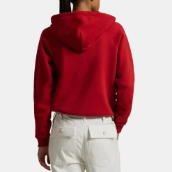 Polo Ralph Lauren Fleece Hoodie in Red