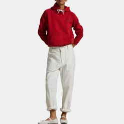 Polo Ralph Lauren Fleece Hoodie in Red