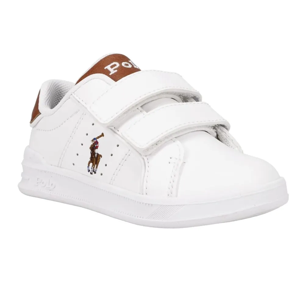 Polo Ralph Lauren Heritage Court Trainers in White