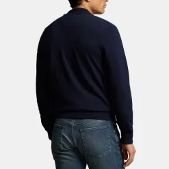 Polo Ralph Lauren Hybrid Bomber Jacket in Blue