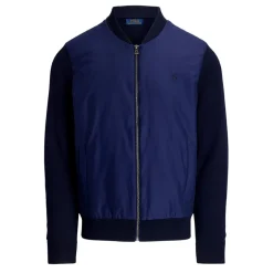 Polo Ralph Lauren Hybrid Bomber Jacket in Blue