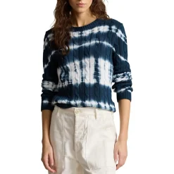 Polo Ralph Lauren Julianna Tie Dye Jumper in Blue