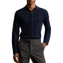Polo Ralph Lauren Merino Bttnknit in Blue