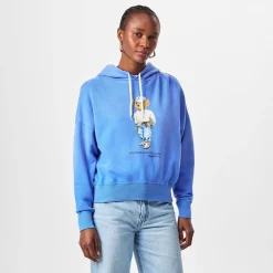 Polo Ralph Lauren Polo Bear Large Genie Relaxed Fit Sweatshirt in Blue