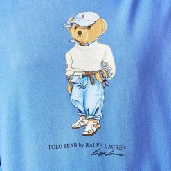 Polo Ralph Lauren Polo Bear Large Genie Relaxed Fit Sweatshirt in Blue