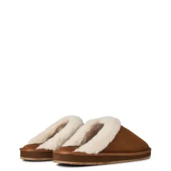 Polo Ralph Lauren Polo Bear Faux Shearling Slippers in Brown