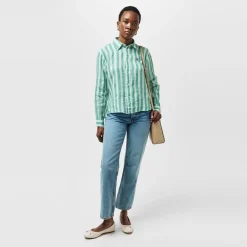 Polo Ralph Lauren Polo Crop Shirt in Green