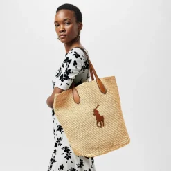 Polo Ralph Lauren Polo Natural Tote in Beige