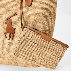 Polo Ralph Lauren Polo Natural Tote in Beige