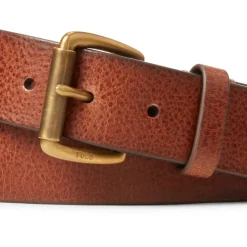 Polo Ralph Lauren Pony Player Leather Belt in Brown