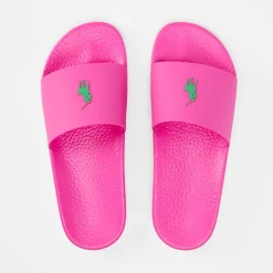 Polo Ralph Lauren Pony Polo Slide in Pink