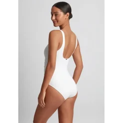 Polo Ralph Lauren Ring Front One Piece in White