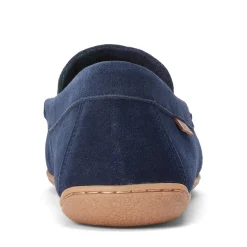 Polo Ralph Lauren Suede Moccasin Slippers in Blue