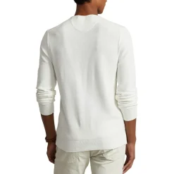 Polo Ralph Lauren Textured Pony Jumper in White