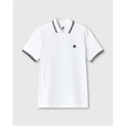 Pretty Green Barton Regular Fit Short Sleeve Shirt in White