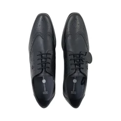 Pretty Green Brogue in Black