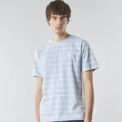 Pretty Green Capella Marl Crew Neck Regular Fit T-Shirt in Blue