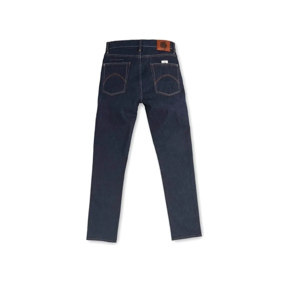 Pretty Green Five Pocket Slim Jeans in Blue