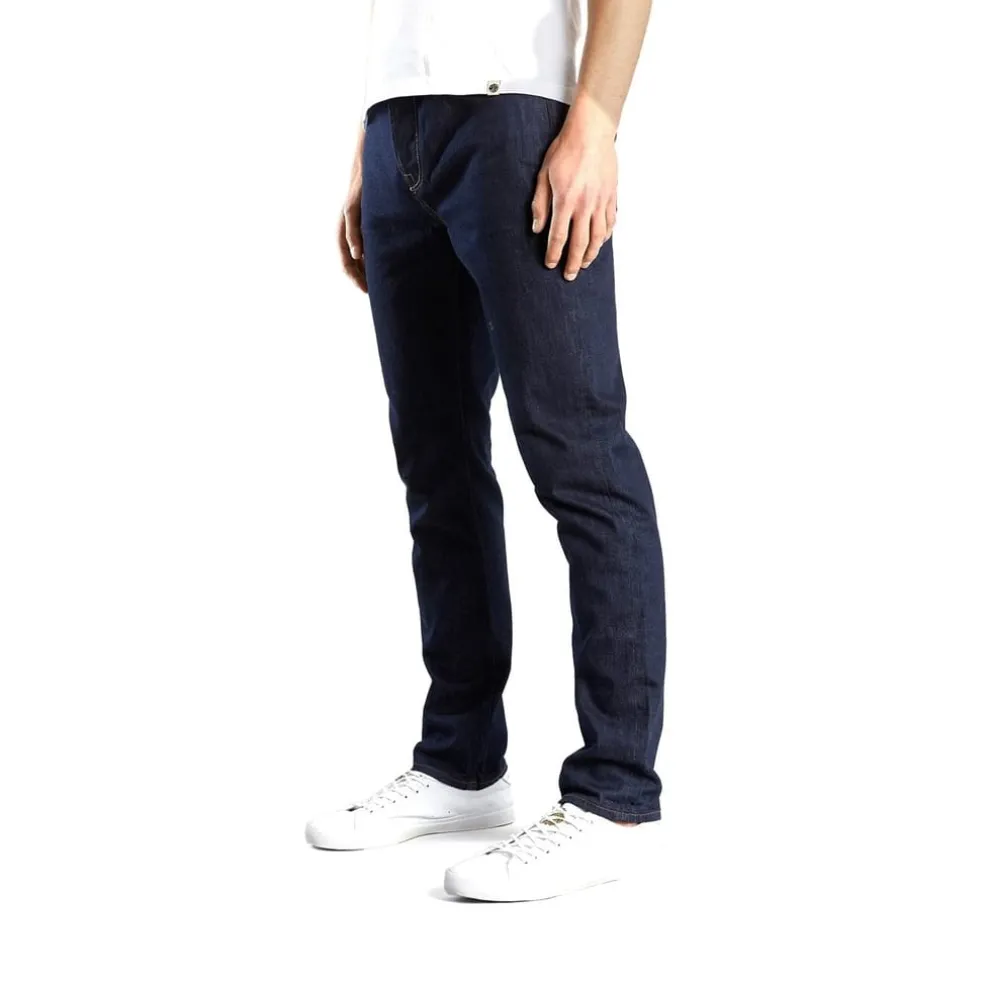 Pretty Green Five Pocket Slim Jeans in Blue