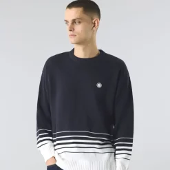 Pretty Green Knit Jumper in Blue