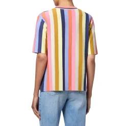 PS Paul Smith Crew Neck Relaxed Fit Knitted Sweater in Multi