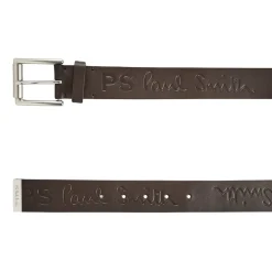 PS Paul Smith Logo Belt in Brown