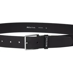 PS Paul Smith Pin Buckle Logo Belt in Black