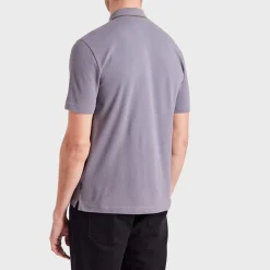 PS Paul Smith Placket Regular Fit Short Sleeve Shirt in Grey