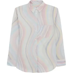 PS Paul Smith Swirl Relaxed Fit Long Sleeve Shirt in Multi