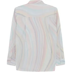 PS Paul Smith Swirl Relaxed Fit Long Sleeve Shirt in Multi