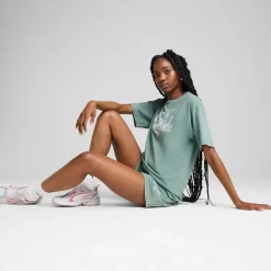 Puma Class Relaxed T-Shirt in Green