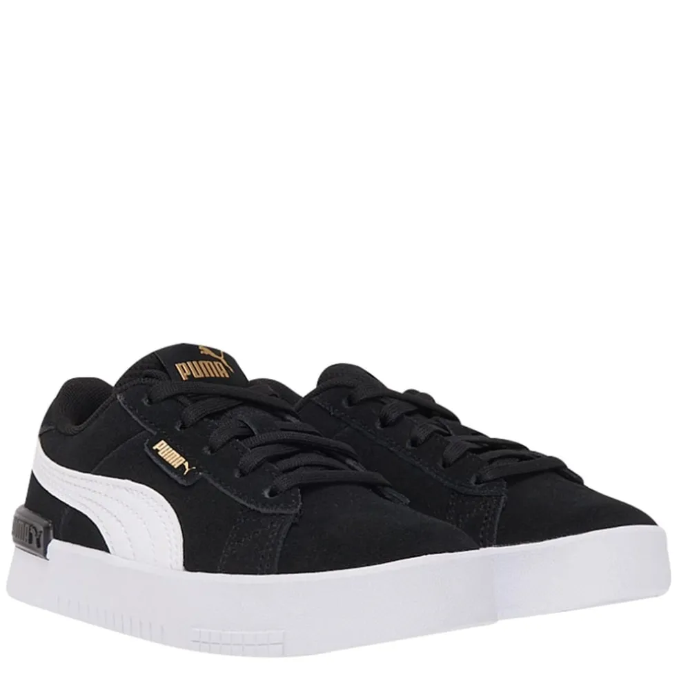 Puma Jada Suede Child Girls Trainers in Black