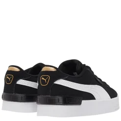 Puma Jada Suede Child Girls Trainers in Black