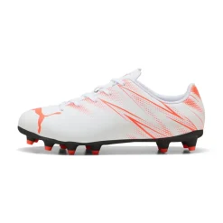 Puma Juniors Attacanto FG/AG Football Boots in White