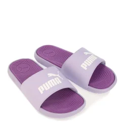 Puma Juniors Cool Cat 2.0 Sliders in Purple