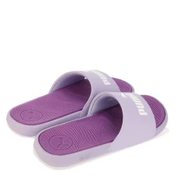 Puma Juniors Cool Cat 2.0 Sliders in Purple