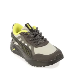 Puma Juniors Excursion AC Trainers in Green yellow