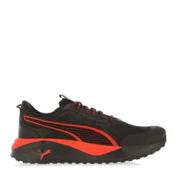 Puma Juniors Excursion Trainers in Black Red