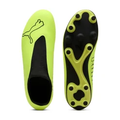 Puma Juniors Finesse Laceless FG Football Boots in Yellow