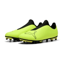 Puma Juniors Finesse Laceless FG Football Boots in Yellow