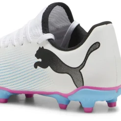 Puma Juniors Future 7 Match FG/AG Football Boots in White