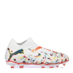 Puma Juniors Future 7 Match Creativity Football Boots in White