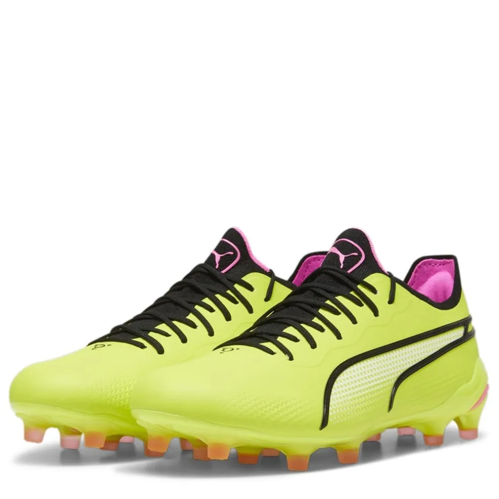 Puma King Ultimate Firm Ground Football Boots in Green