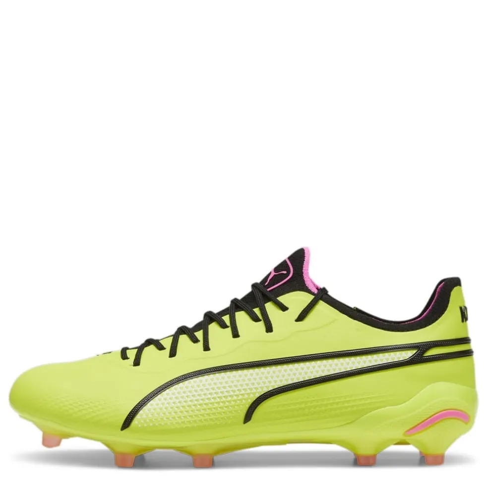 Puma King Ultimate Firm Ground Football Boots in Green
