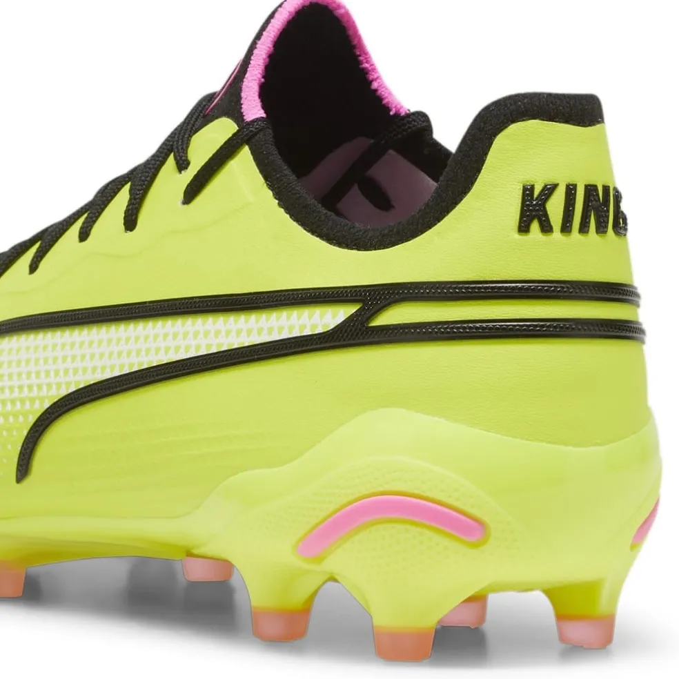Puma King Ultimate Firm Ground Football Boots in Green